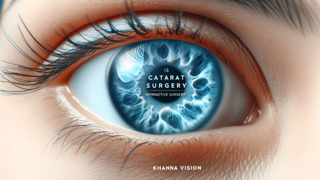 is cataract surgery refractive surgery